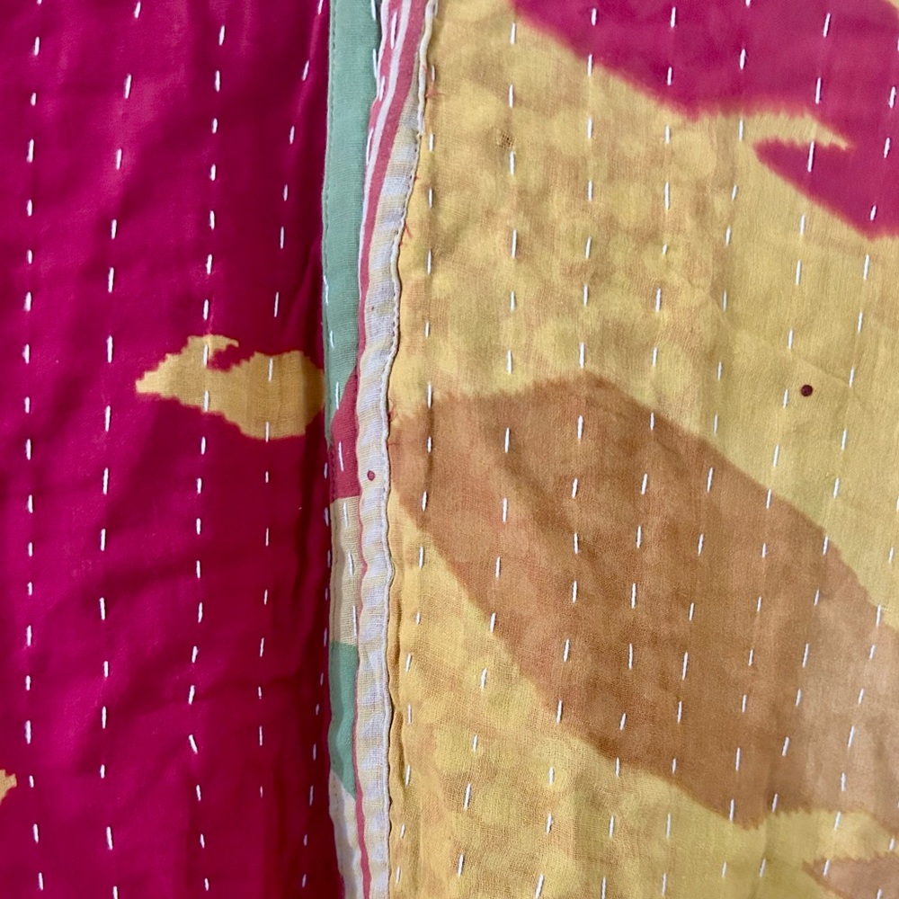 Colorful Kantha Long Sleeve Tunic - Picture 3 of 7